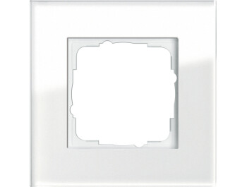 GIRA Abdeckrahmen 1-fach Gira Esprit G Weiß