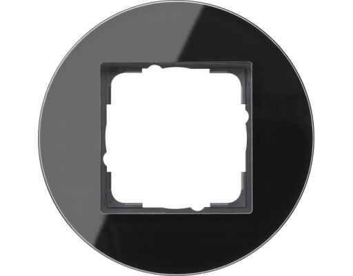 GIRA Abdeckrahmen 1-fach Gira Studio G Schwarz