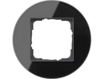 GIRA Abdeckrahmen 1-fach Gira Studio G Schwarz