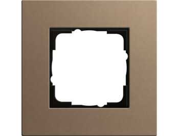 GIRA Abdeckrahmen 1-fach Gira Esprit Lin.Mpx.Hellbraun