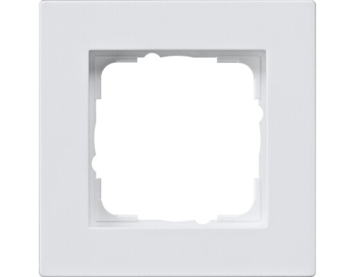 GIRA Abdeckrahmen 1-fach flach Gira E2 Reinweiß m