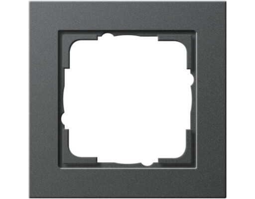 GIRA Abdeckrahmen 1-fach Gira E2 Anthrazit