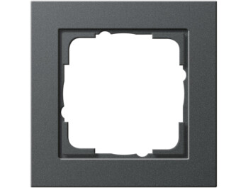 GIRA Abdeckrahmen 1-fach Gira E2 Anthrazit