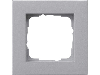 GIRA Abdeckrahmen 1-fach flach Gira E2 F Alu