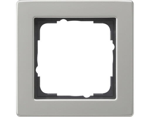 GIRA Abdeckrahmen 1-fach Gira E2 Edelstahl