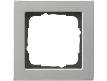 GIRA Abdeckrahmen 1-fach Gira E2 Edelstahl