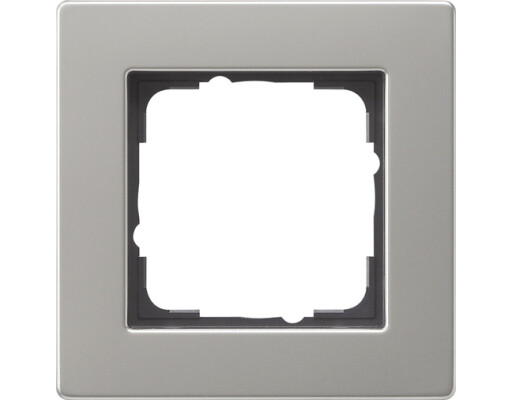 GIRA Abdeckrahmen 1-fach flach Gira E2 Edelstahl