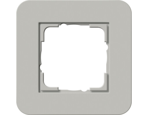 GIRA Abdeckrahmen 1-fach Gira E3 Grau/Reinweiß