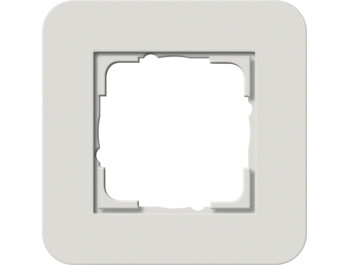 GIRA Abdeckrahmen 1-fach Gira E3 Hellgrau/Anthrazit