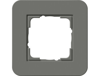 GIRA Abdeckrahmen 1-fach Gira E3 Dklgrau/Anthrazit