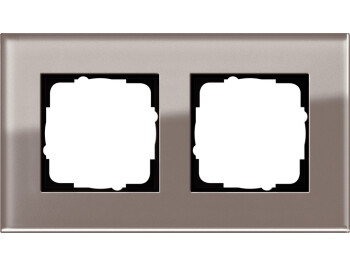 GIRA Abdeckrahmen 2-fach Gira Esprit G Umbra