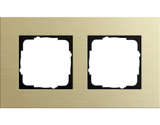 GIRA Abdeckrahmen 2-fach Gira Esprit Aluminium Hellgold(eloxiert)