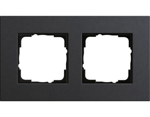 GIRA Abdeckrahmen 2-fach Gira Esprit Lin.Mpx.Anthrazit