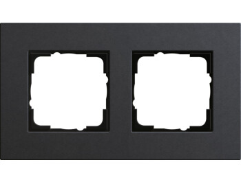 GIRA Abdeckrahmen 2-fach Gira Esprit Lin.Mpx.Anthrazit