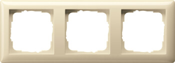 GIRA Abdeckrahmen 3-fach Gira Standard 55 Cremeweiß