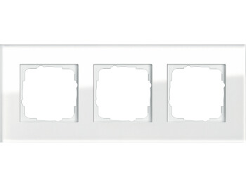 GIRA Abdeckrahmen 3-fach Gira Esprit G Weiß