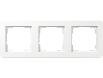 GIRA Abdeckrahmen 3-fach Gira E1 Reinweiß