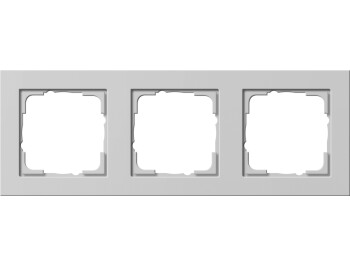 GIRA Abdeckrahmen 3-fach Gira E2 Grau m
