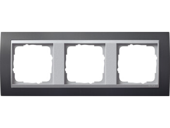 GIRA Abdeckrahmen 3-fach Zwischenrahmen F Alu Gira Event...
