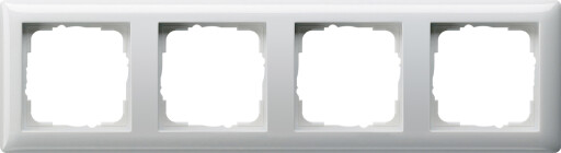 GIRA Abdeckrahmen 4-fach Gira Standard 55 Reinweiß
