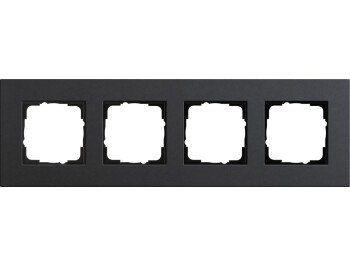 GIRA Abdeckrahmen 4-fach Gira Esprit Lin.Mpx.Anthrazit
