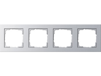 GIRA Abdeckrahmen 4-fach Gira E2 F Alu