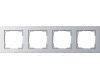 GIRA Abdeckrahmen 4-fach Gira E2 F Alu