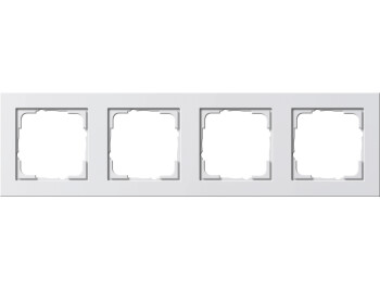 GIRA Abdeckrahmen 4-fach Gira E2 Reinweiß