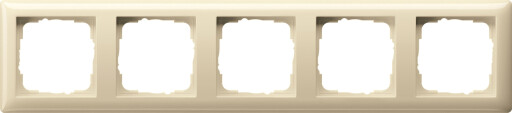 GIRA Abdeckrahmen 5-fach Gira Standard 55 Cremeweiß