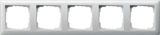 GIRA Abdeckrahmen 5-fach Gira Standard 55 Reinweiß
