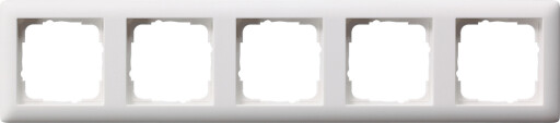 GIRA Abdeckrahmen 5-fach Gira Standard 55 Reinweiß m