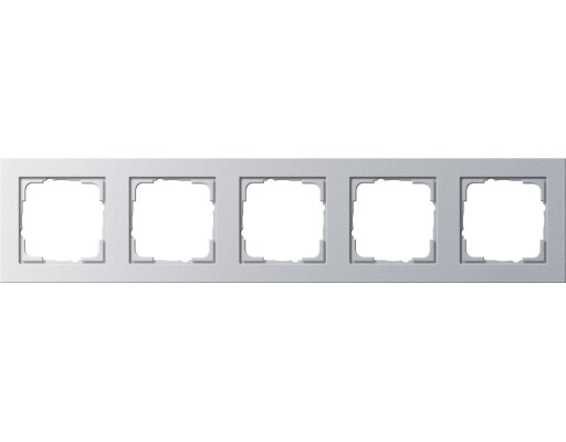 GIRA Abdeckrahmen 5-fach Gira E2 F Alu