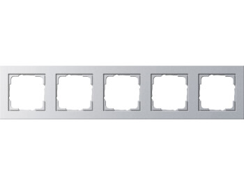 GIRA Abdeckrahmen 5-fach Gira E2 F Alu