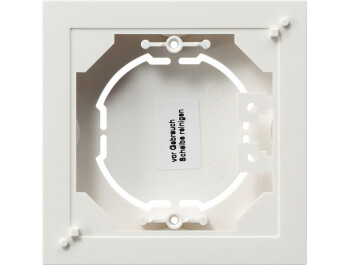 GIRA AP-Gehäuse 1-fach flach System 55 Reinweiß