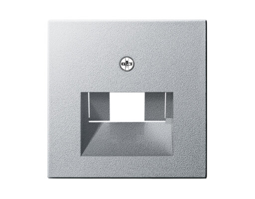 GIRA Abdeckung UAE/IAE + Netzwerk System 55 F Alu