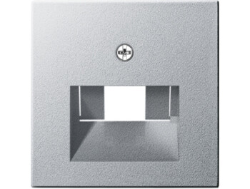 GIRA Abdeckung UAE/IAE + Netzwerk System 55 F Alu