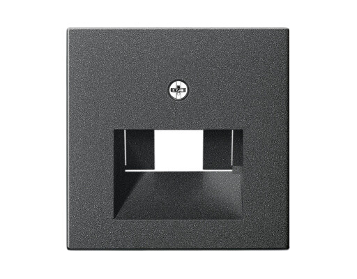 GIRA Abdeckung UAE/IAE + Netzwerk System 55 Anthrazit