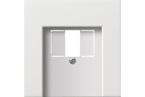 GIRA Abdeckung TAE USB Flächenschalter Reinweiß