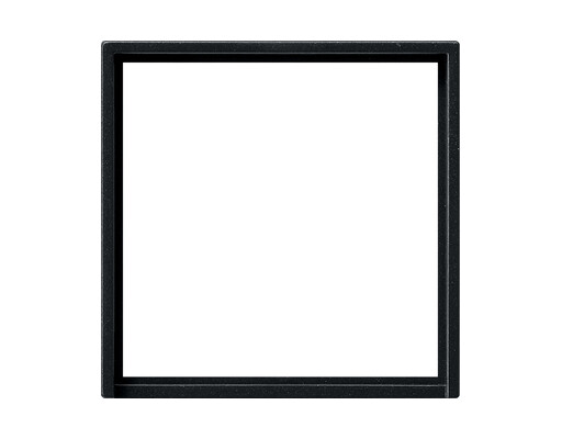 GIRA Adapterrahmen quadratisch 50 x 50 mm System 55 Schwarz m