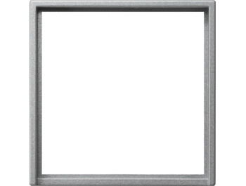 GIRA Adapterrahmen quadratisch 50 x 50 mm System 55 F Alu