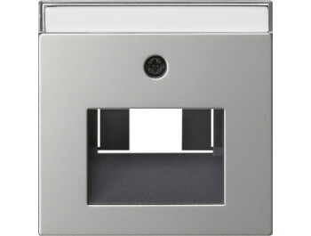 GIRA Abdeckung BSF UAE/IAE + Netzwerk System 55 Edelstahl