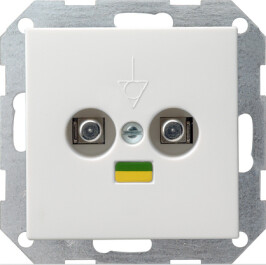 GIRA Potenzialausgleich-Dose 2-fach System 55 Reinweiß