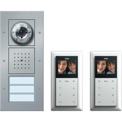 GIRA ZFH-Paket Video Türko F Alu