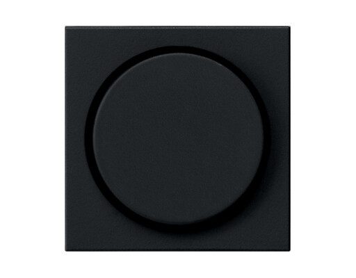 GIRA Abdeckung Knopf Dimmer/Potentiometer System 55 Schwarz m
