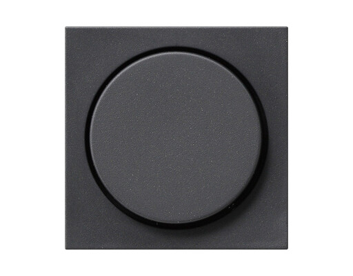 GIRA Abdeckung Knopf Dimmer/Potentiometer System 55 Anthrazit