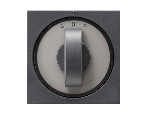 GIRA Abdeckung Knebel Zeitsch. + Jalousie System 55 Anthrazit