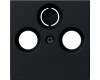 GIRA Abdeckung Koaxial-Antennensteckdose System 55 Schwarz m