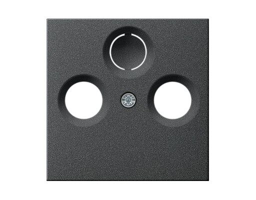 GIRA Abdeckung Koaxial-Antennensteckdose System 55 Anthrazit