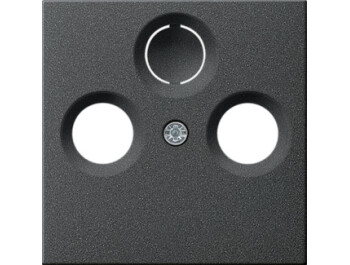 GIRA Abdeckung Koaxial-Antennensteckdose System 55 Anthrazit