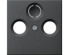 GIRA Abdeckung Koaxial-Antennensteckdose System 55 Anthrazit